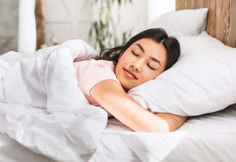 Healthy sleeping woman