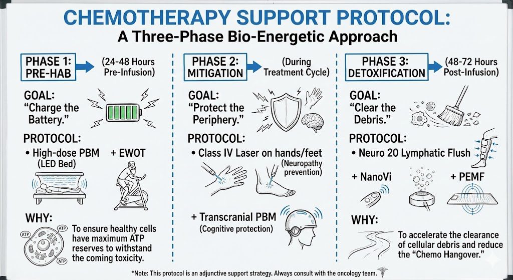 Chemotherapy support protocol graphic